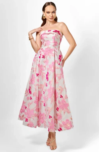Bariano Alanna Jacquard A Line Midi