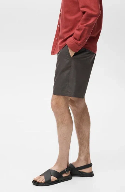 Mango Men's Slim-fit Fluid Bermuda Shorts In Brown
