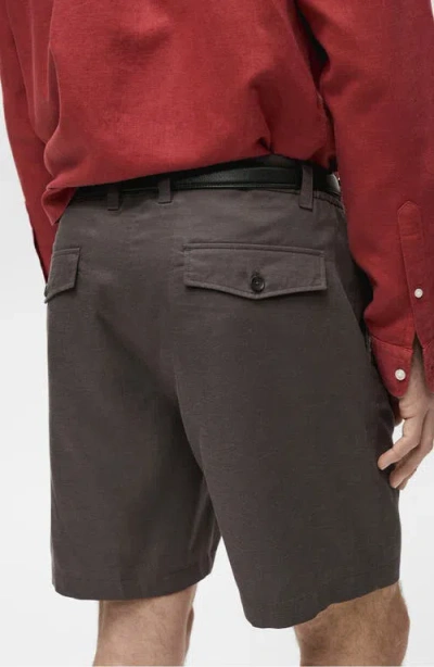 Mango Men's Slim-fit Fluid Bermuda Shorts In Brown