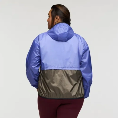 Cotopaxi Teca Half-zip Windbreaker In Blue