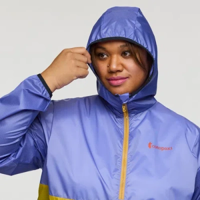 Cotopaxi Teca Half-zip Windbreaker In Blue