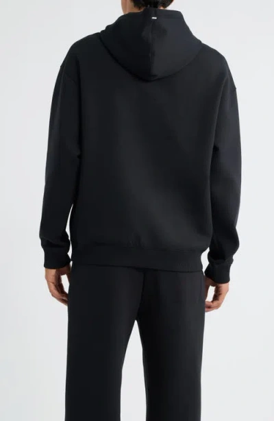 Hugo Boss Hugo Dargen Knit Pullover Hoodie In Black