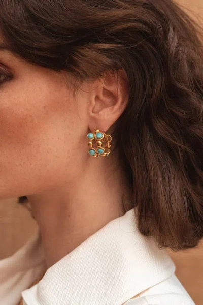 Sylvia Toledano Mni Creole Double Earrings