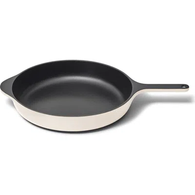 Caraway 12-inch Enameled Cast Iron Skillet In White