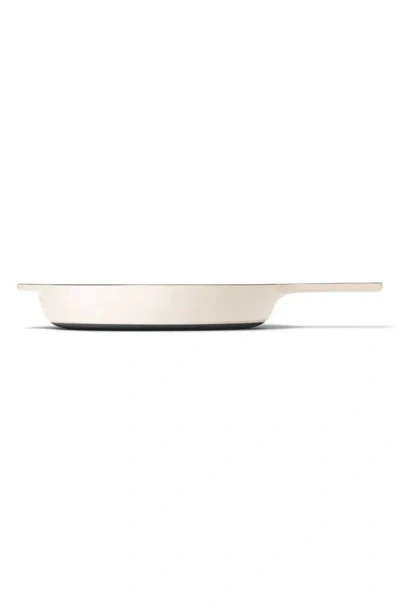 Caraway 12-inch Enameled Cast Iron Skillet In White
