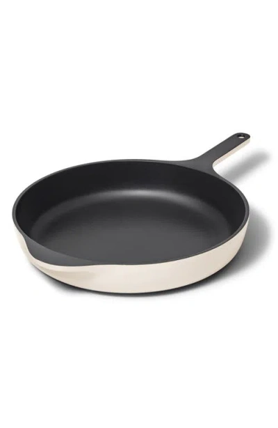 Caraway 12-inch Enameled Cast Iron Skillet In White