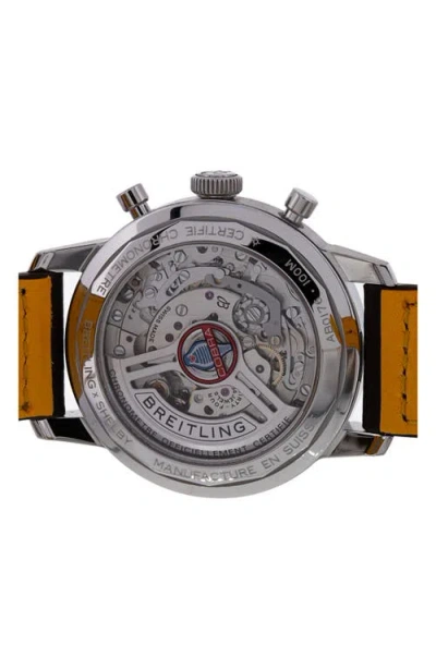 Watchfinder & Co. Breitling X Shelby Cobra  Top Time Automatic Leather Strap Watch, 41mm