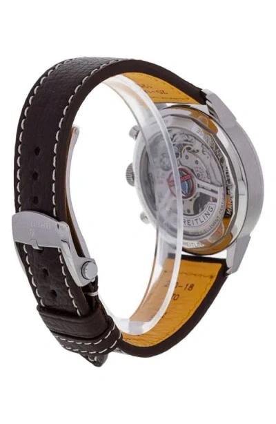 Watchfinder & Co. Breitling X Shelby Cobra  Top Time Automatic Leather Strap Watch, 41mm
