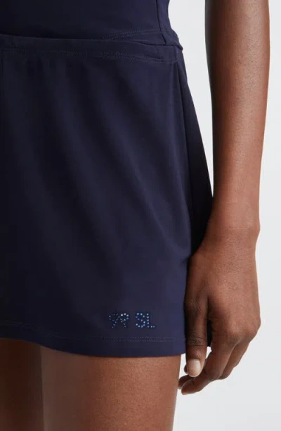 Sandy Liang Mondo Jersey Skort In Blue