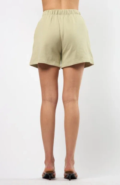 Viens Avec Moi The Lakeside Set Cotton Graphic Sweat Shorts