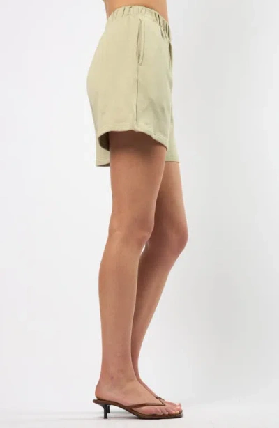 Viens Avec Moi The Lakeside Set Cotton Graphic Sweat Shorts