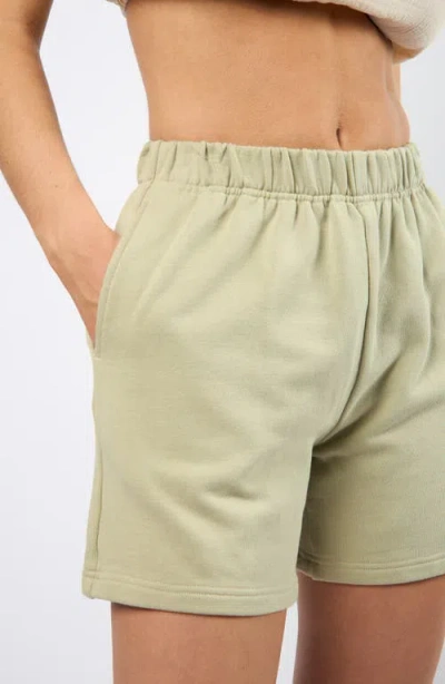 Viens Avec Moi The Lakeside Set Cotton Graphic Sweat Shorts