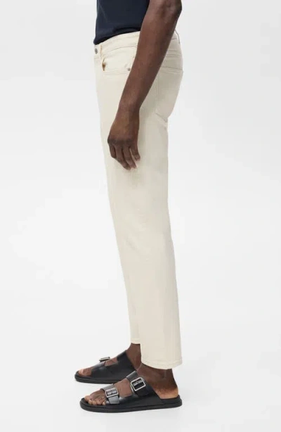 Mango Men's Ben Tapered Fit Jeans In White