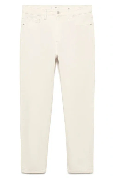 Mango Men's Ben Tapered Fit Jeans In White