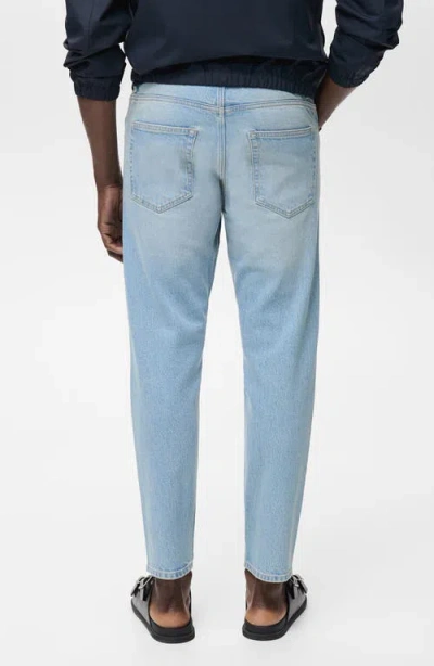 Mango Jeans Ben Tapered Fit Light Blue In Blue