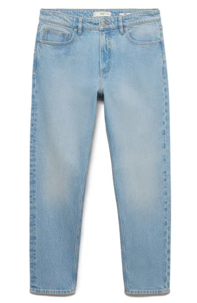 Mango Jeans Ben Tapered Fit Light Blue In Blue