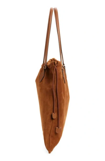 Jimmy Choo Large Drawstring Leather Tote