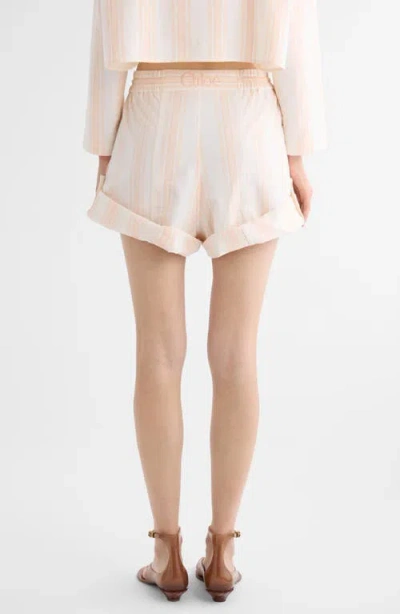 Chloé Tailored Pleated Shorts With Functional Pockets