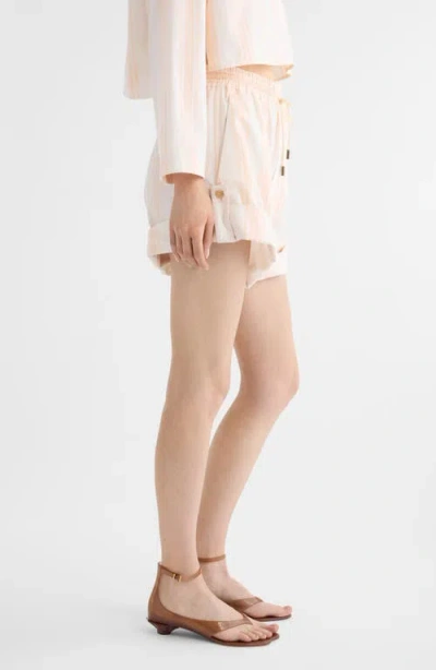 Chloé Tailored Pleated Shorts With Functional Pockets