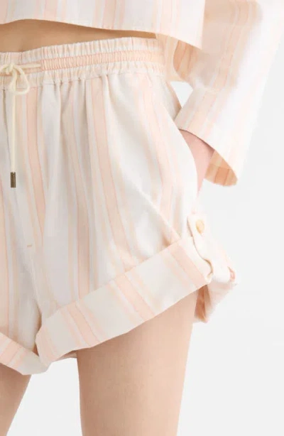 Chloé Tailored Pleated Shorts With Functional Pockets