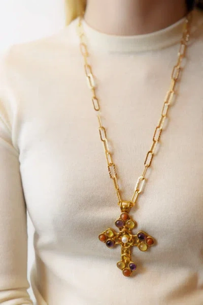 Sylvia Toledano Croix Necklace