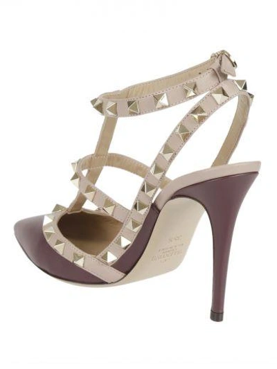 Shop Valentino Rockstud Pumps In Rubin