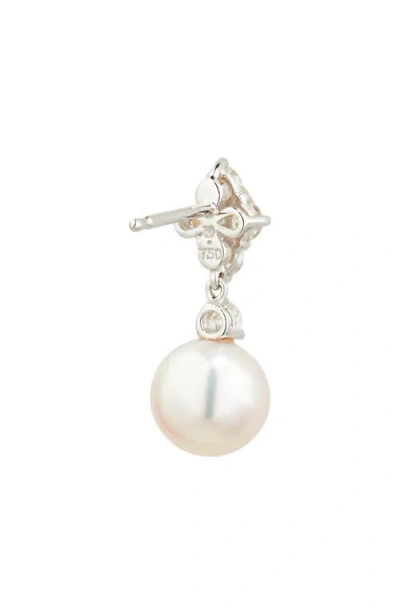 Mikimoto Akoya Pearl & Diamond Earrings