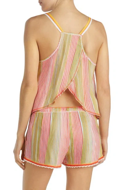 Room Service Pjs Room Service Lace Trim Short Pajamas In Multi