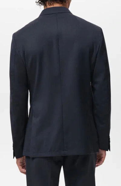 Mango Men's Cold Wool Double-breasted Suit Blazer In Blue
