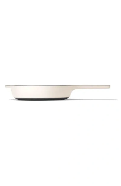 Caraway 8-inch Enameled Cast Iron Skillet In White