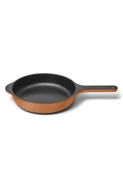 Caraway 8-inch Enameled Cast Iron Skillet In Brown