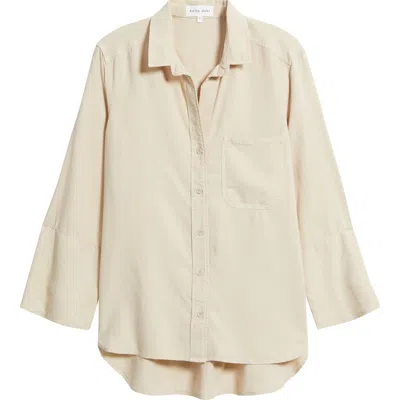 Bella Dahl Shirttail Button-up Shirt In White
