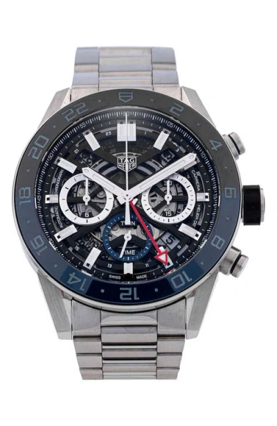 Watchfinder & Co. Tag Heuer  2022 Carrera Automatic Chronograph Bracelet Watch, 45mm