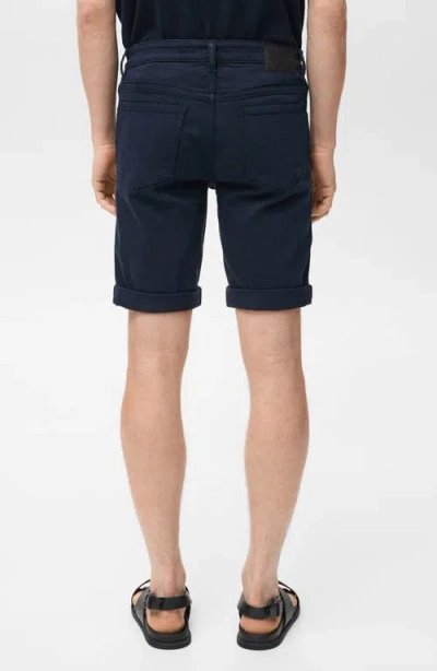 Mango Men's Slim-fit Denim Bermuda Shorts In Blue