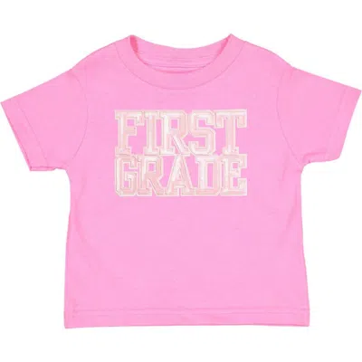 Sweet Wink First Grade Sequin Patch Short Sleeve T-shirt In Pink