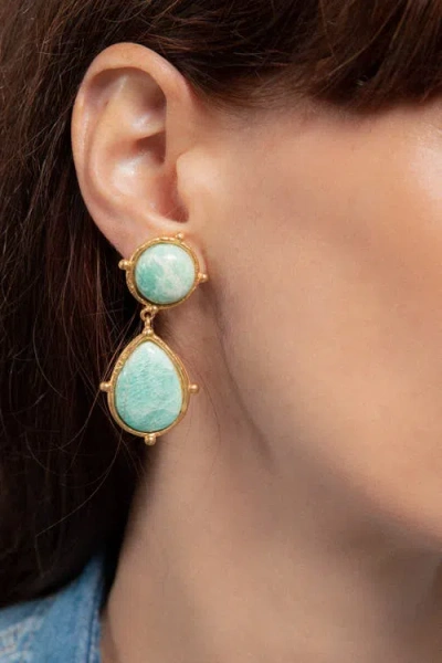 Sylvia Toledano 2 Pierres Dots Earrings