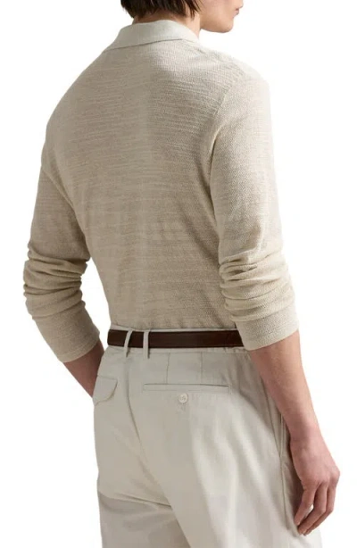 Polo Ralph Lauren Textured Cotton & Linen Button-up Shirt In Neutral