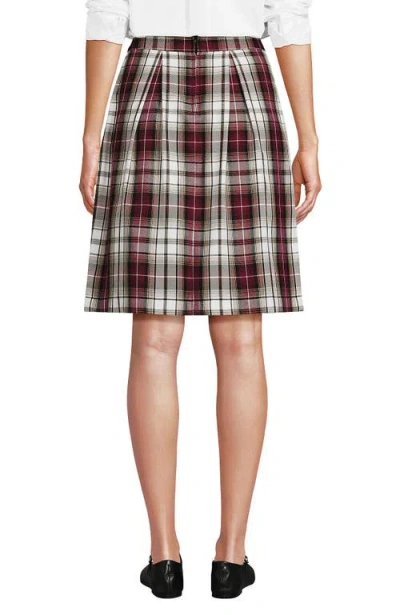 Lands' End School Uniform  Plaid Skort Top Of Knee