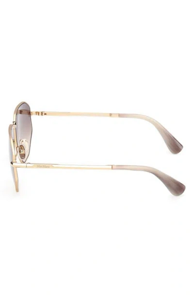 Max Mara Miller 54mm Navigator Sunglasses