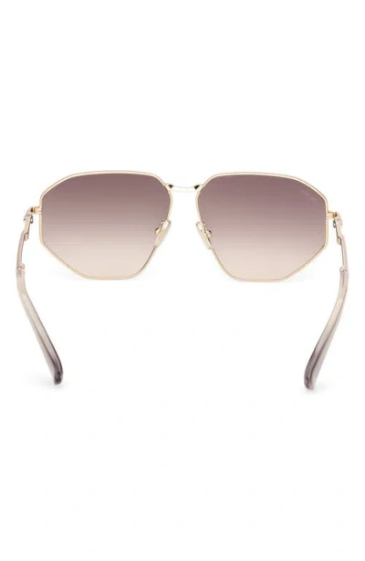 Max Mara Miller 54mm Navigator Sunglasses
