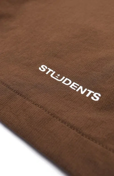 Students Numeric Baggy Stretch Nylon Drawstring Cargo Shorts