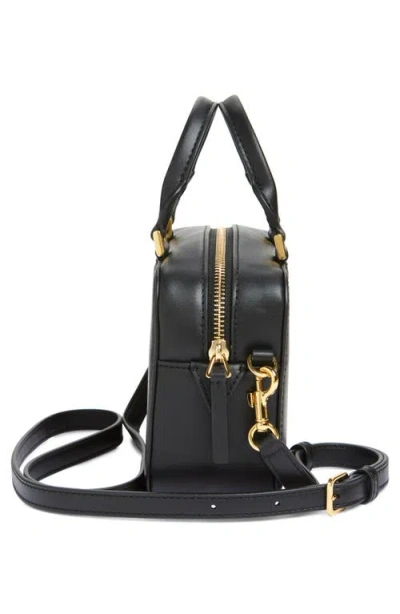 Veronica Beard Boxy Top Handle Leather Bag