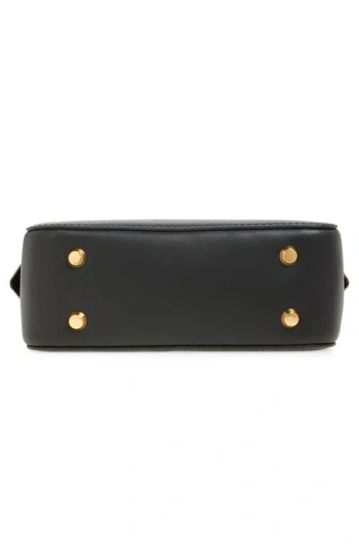 Veronica Beard Boxy Top Handle Leather Bag
