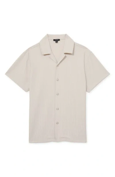 Reiss Men's Beige Cuban Collar Shirt In Neutral