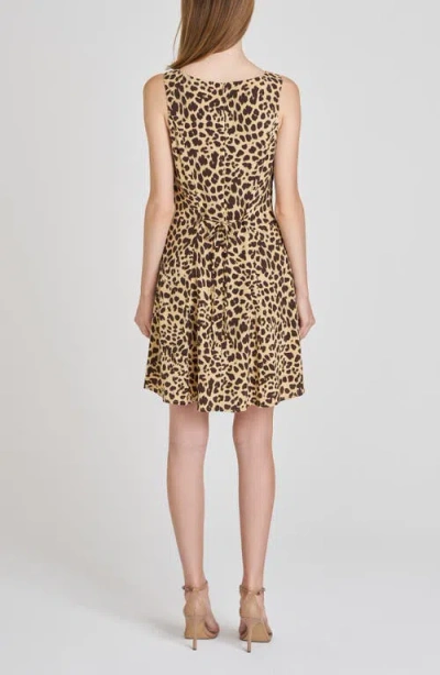 Wayf Natasha Leopard Print Minidress