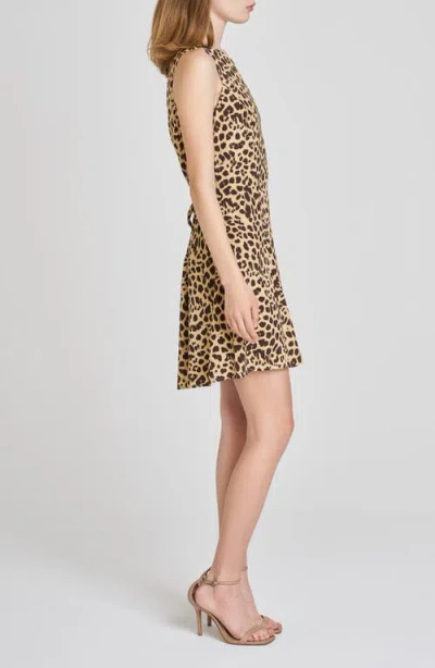 Wayf Natasha Leopard Print Minidress