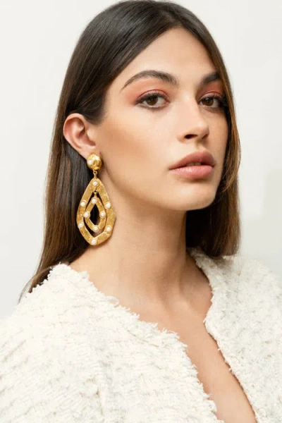 Sylvia Toledano Ava Pearl-embellished Earrings