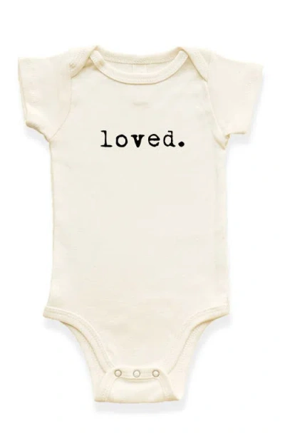 Tenth & Pine Loved Organic Cotton Bodysuit In Neutral