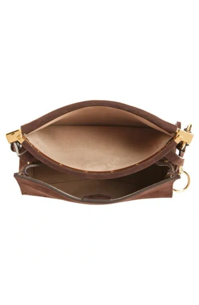 Alaïa Small Le Click Suede Shoulder Bag