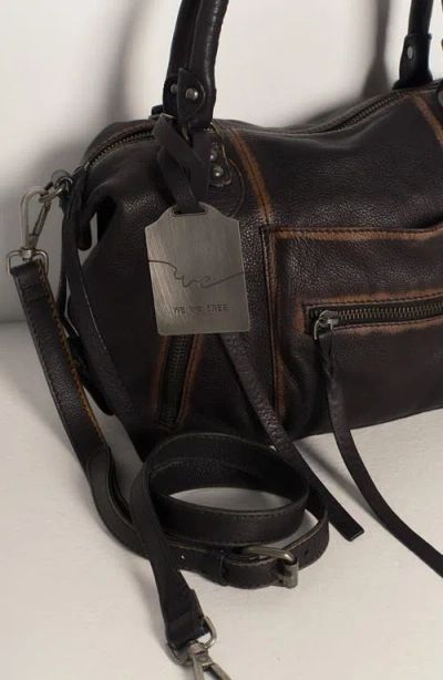 Free People We The Free Baby Emerson Leather Tote In Black